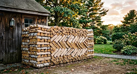 Укладка дров в Икше, улица Парковая, 28